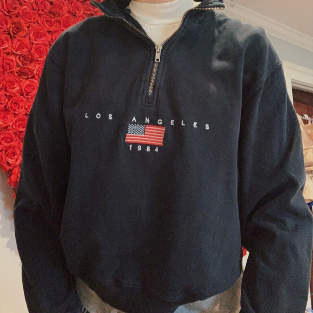 brandy melville quarter zip